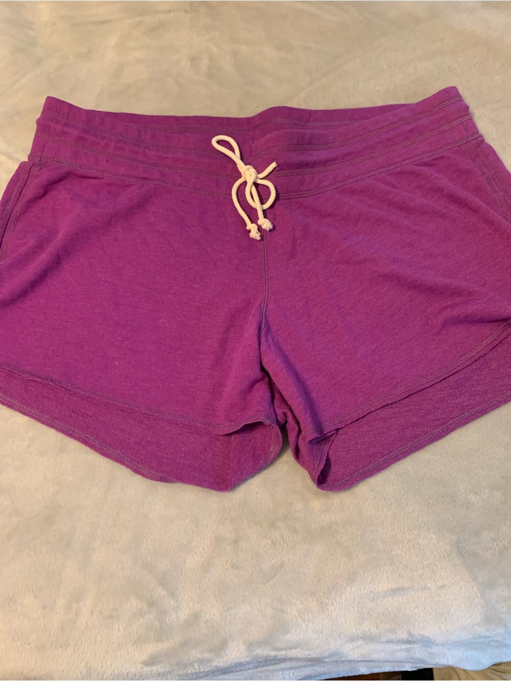 Women's Purple Drawstring Lounge Shorts xl old Navy nwot